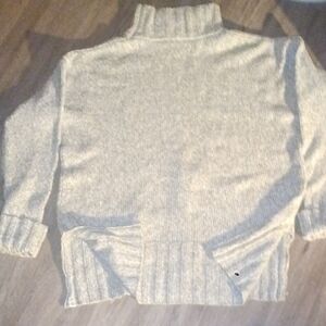 Eddie Bauer Light Gray Turtleneck Sweater
